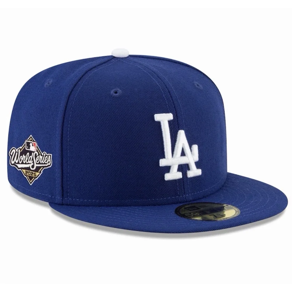 New Era Royal Los Angeles‎ Dodgers 2025 World Series Side Patch 59FIFTY Size 7